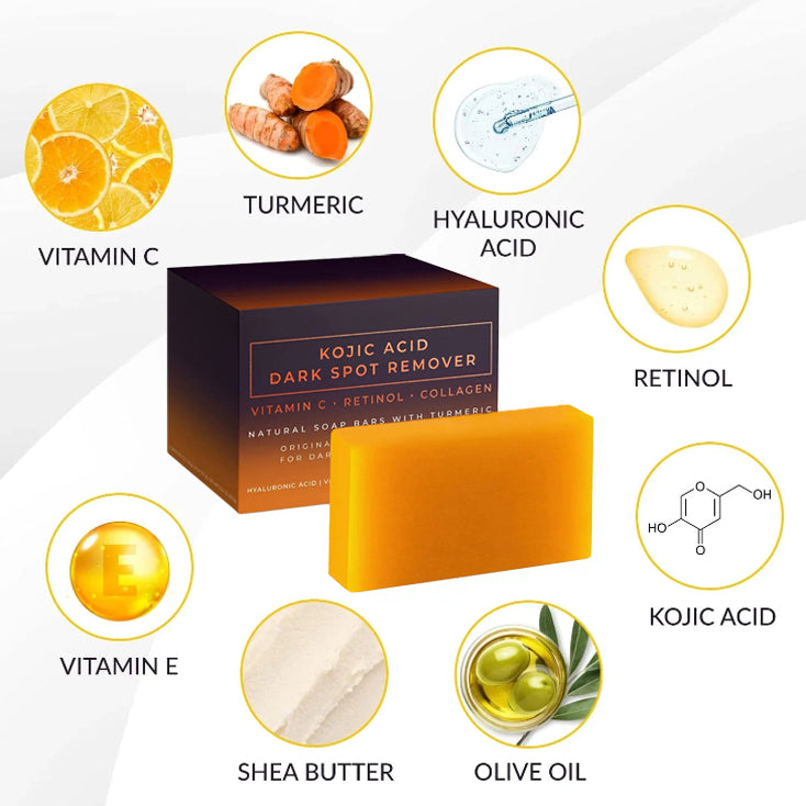 Kojic Acid & Turmeric Soap for Dark Spots