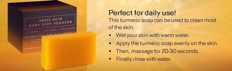 Kojic Acid & Turmeric Soap for Dark Spots