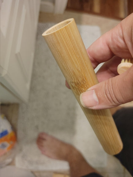 Bamboo Travel Case for Miswak