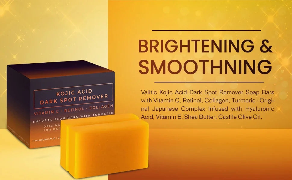 Kojic Acid & Turmeric Soap for Dark Spots
