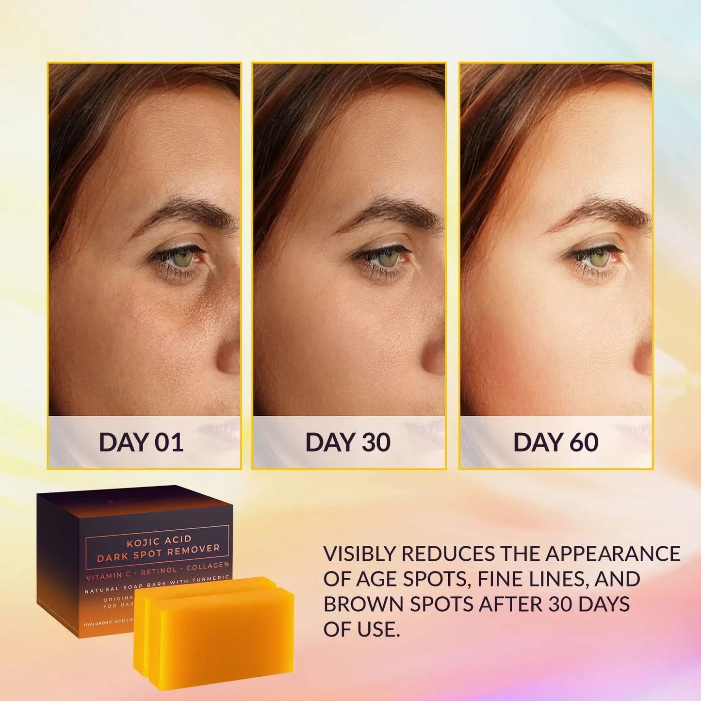 Kojic Acid & Turmeric Soap for Dark Spots
