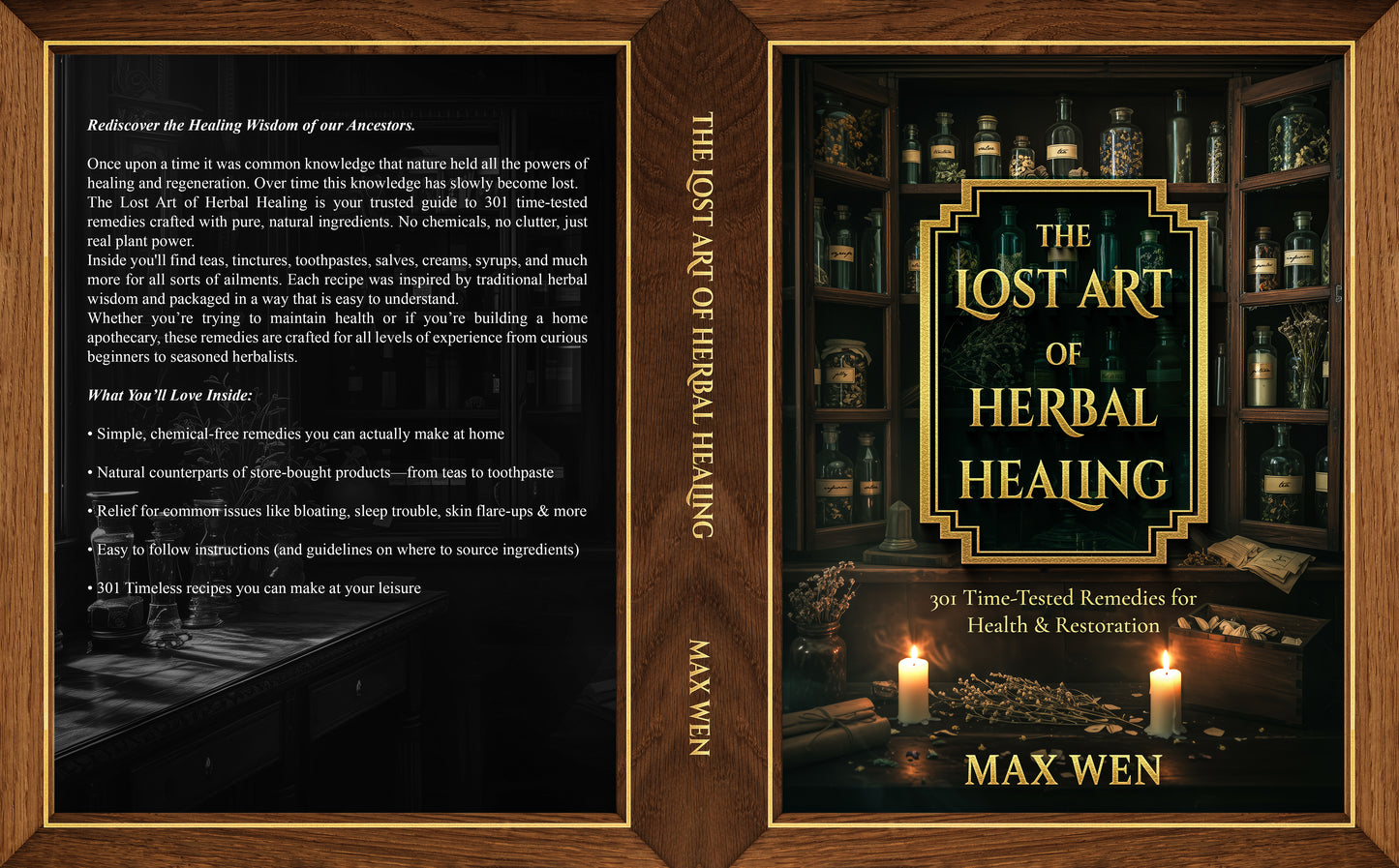 The Lost Art of Herbal Healing: 301 Time-Tested Remedies for Health & Restoration (printed)