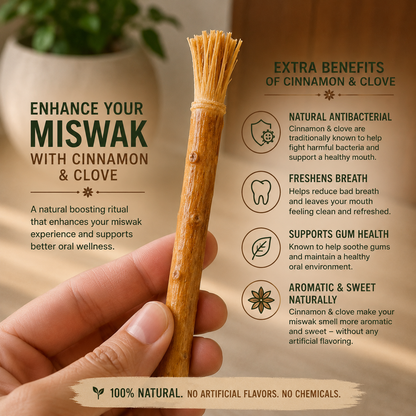 Enhanced Miswak - Cinnamon & Clove Flavor