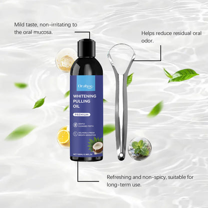 Ayurvedic Oil Pulling Blend + FREE Scraper