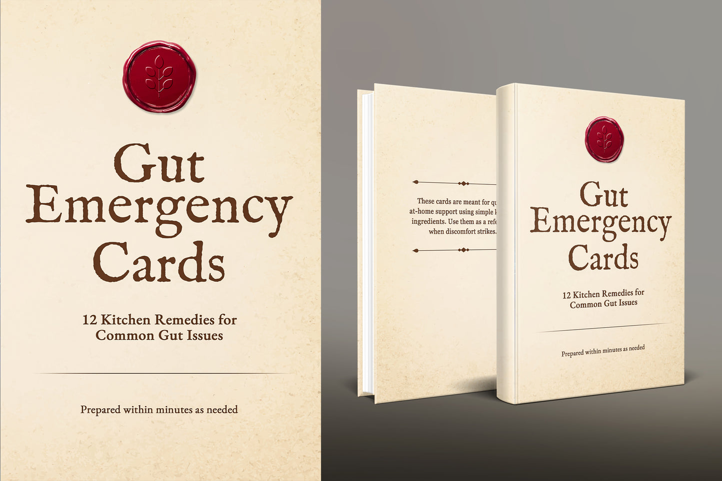 Gut Emergency Cards: 12 Printable Remedies for Common Gut Issues (PDF)