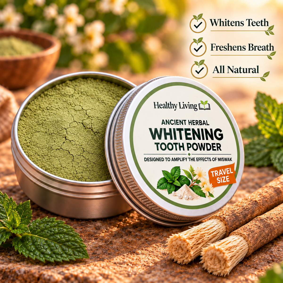 Ancient Whitening Tooth Powder - Travel Size