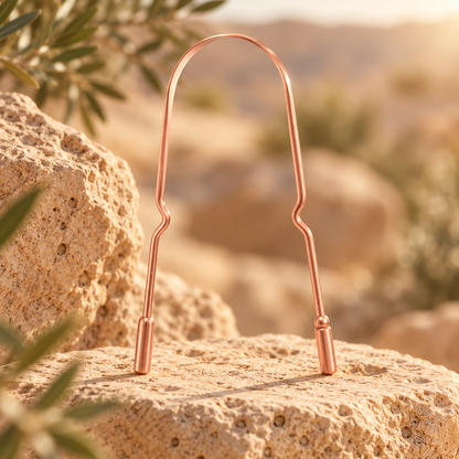 Antibacterial Copper Tongue Scraper