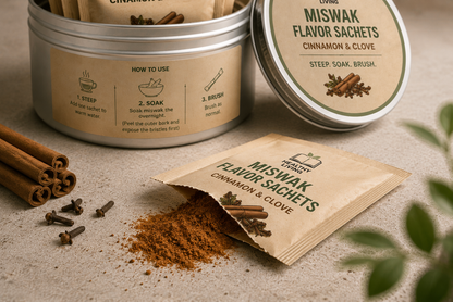Miswak Flavor Sachets - Cinnamon & Clove 10pc