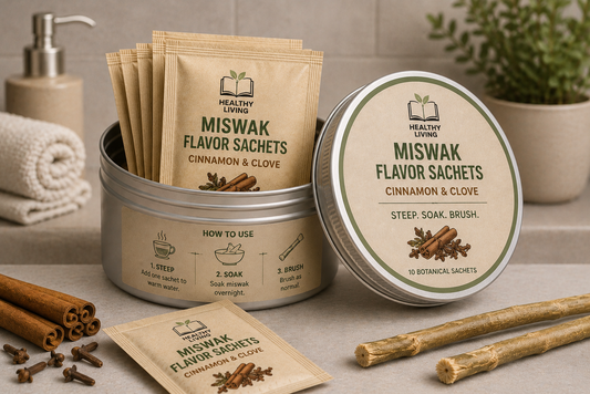 Miswak Flavor Sachets - Cinnamon & Clove 10pc