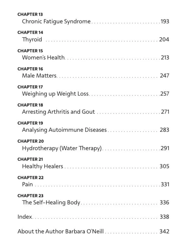 A book for natural healing and detoxification